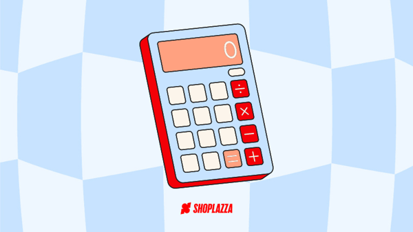 The ilustration of a calculator represanting how to calculate contribution margin.