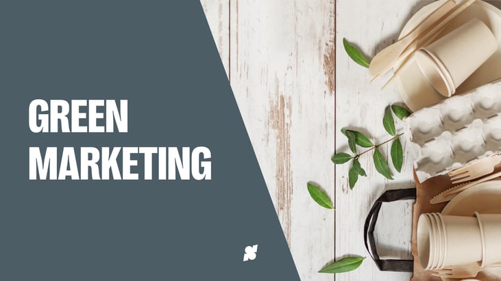 cover image of green marketing blog post